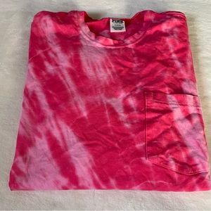 VS PINK Tie Dye pink Shirt Size Medium